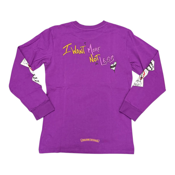 Chrome Heart Purple Longsleeve Tee