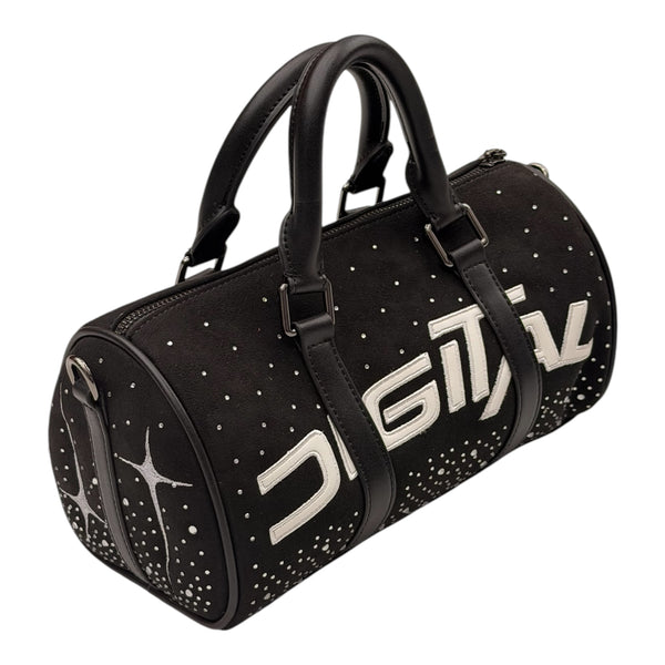 Digital Black Rhinestone Bag