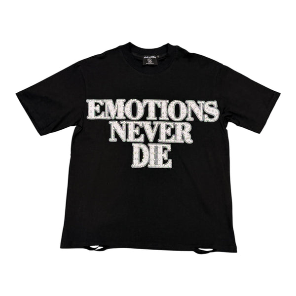 Mixed Emotions “Emotions Never Die” White/Black Tee