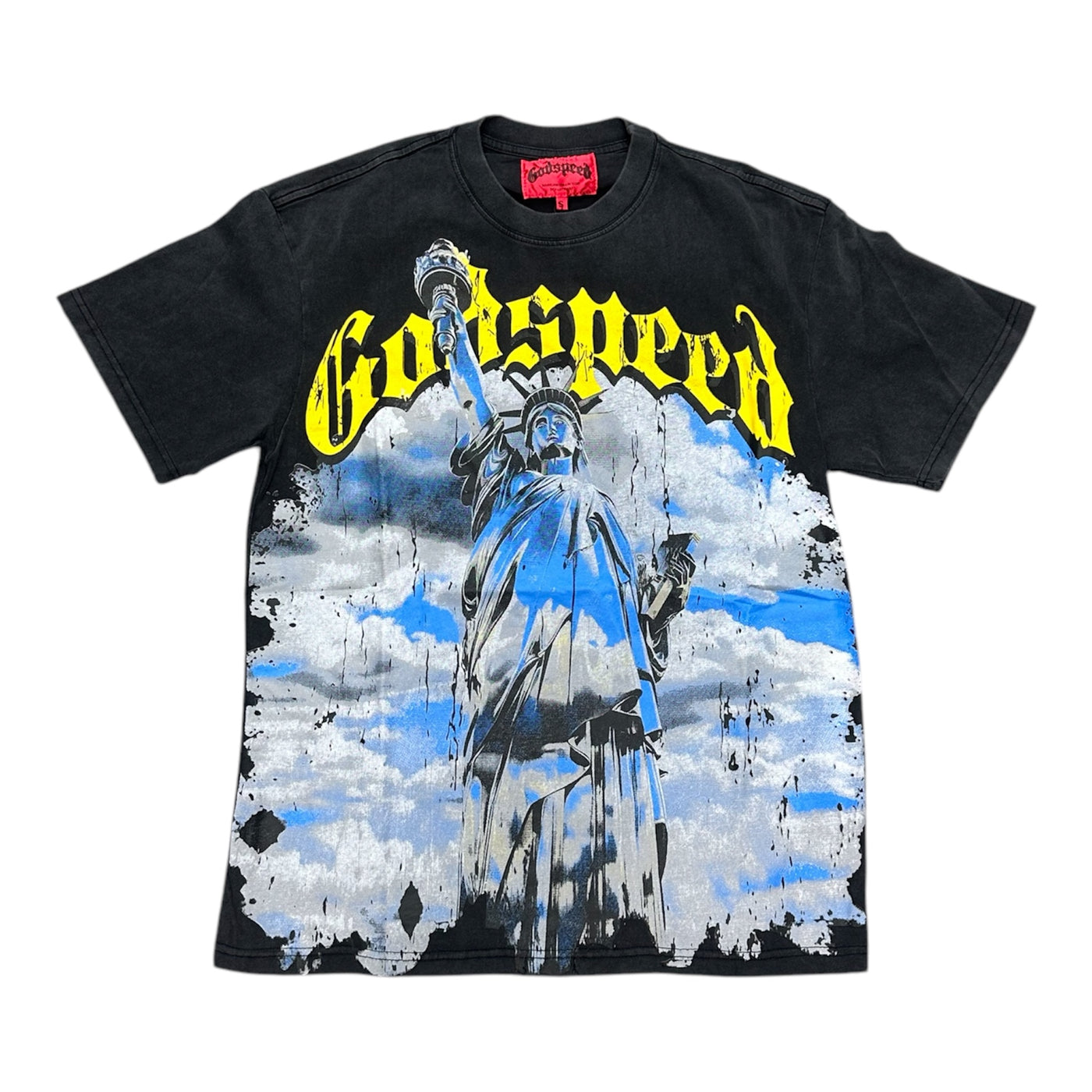 Godspeed “statue of liberty” black tee
