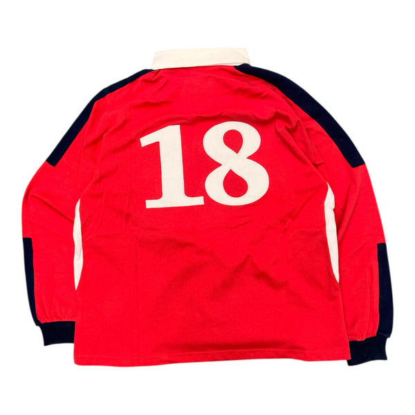 Corteiz Red Polo Longsleeve Tee