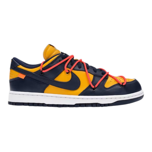 Nike Dunk Low Off White University Gold