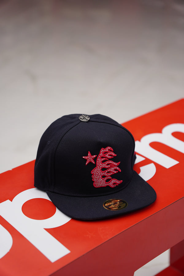 Hellstar Navy/Red Diamond Cap