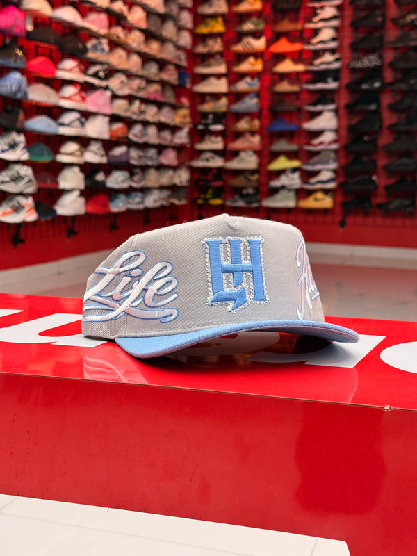 Life Hustlers Grey/Blue Cap