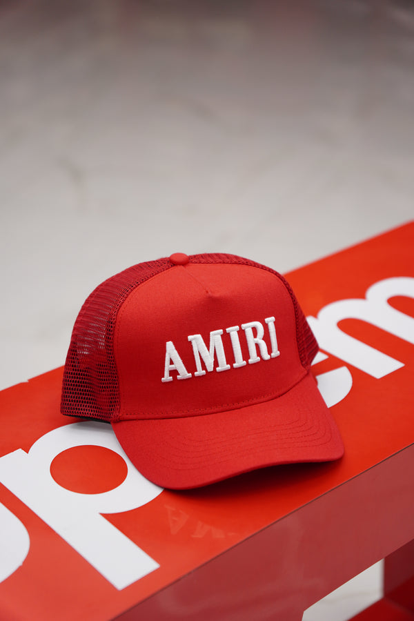 Amiri Red/White Cap