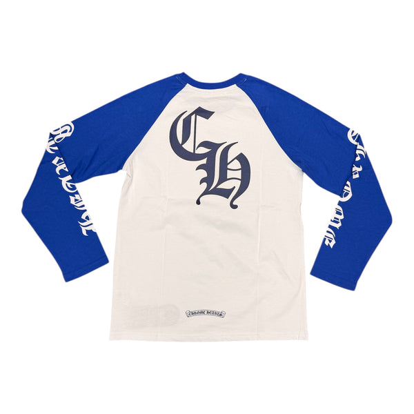 Chrome Hearts White/Blue Longsleeve Tee