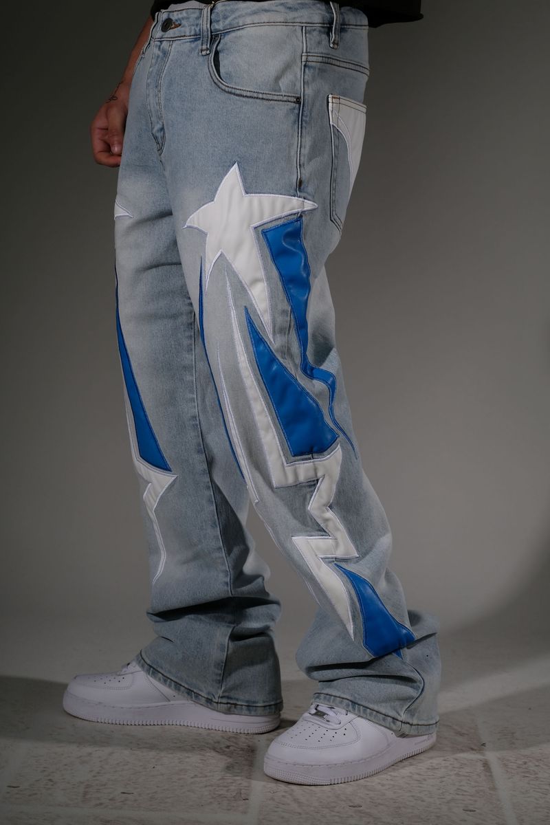 Vicious Falling Star Blue Jean