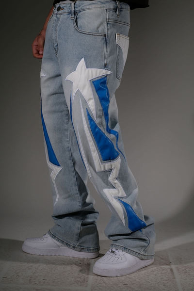 Vicious Falling Star Blue Jean