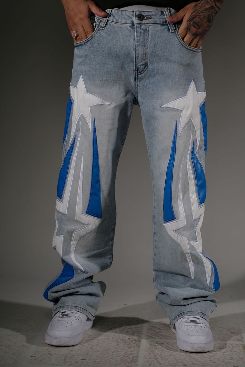 Vicious Falling Star Blue Jean