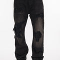 Vicious Black Rhinestone Jean