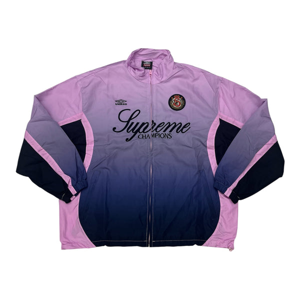 Supreme “WFT” Pink Zip Hoodie