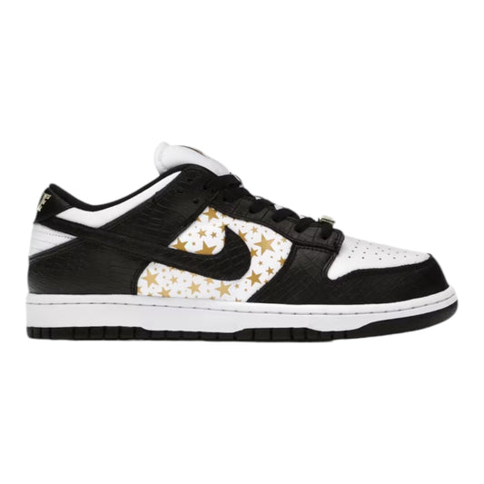 SB Dunks Low Supreme “Stars Black”