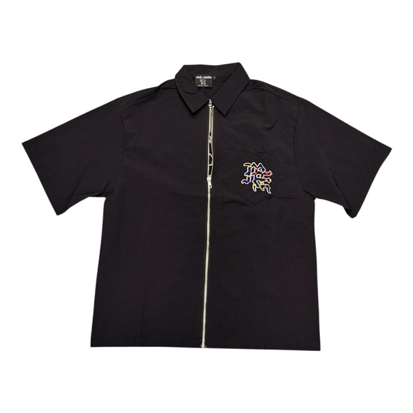 Mixed Emotions Zip Up Polo Tee