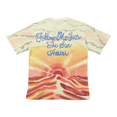 Amiri “Follow me into the Sun” Cream Tee