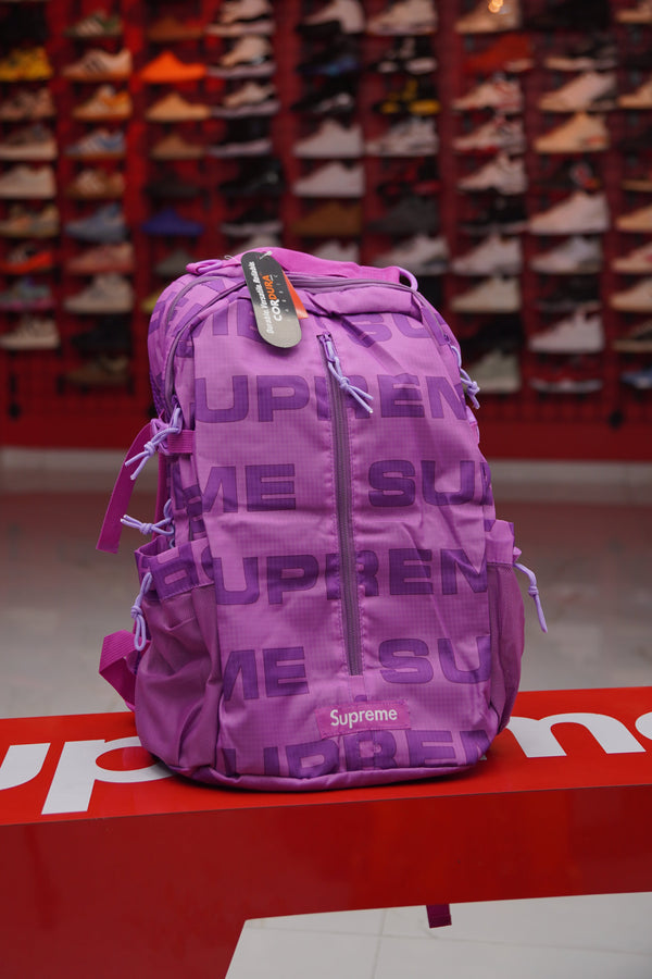 Supreme Bookbag Purple Horizontal
