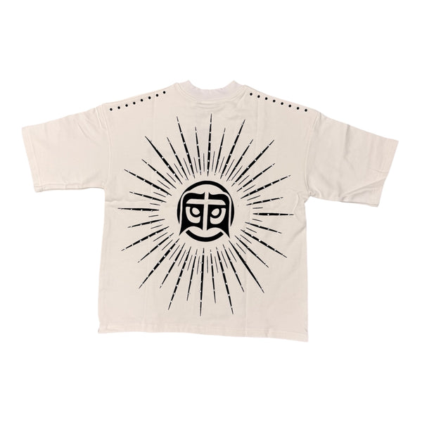 Glazagod White Rhinestones Tee