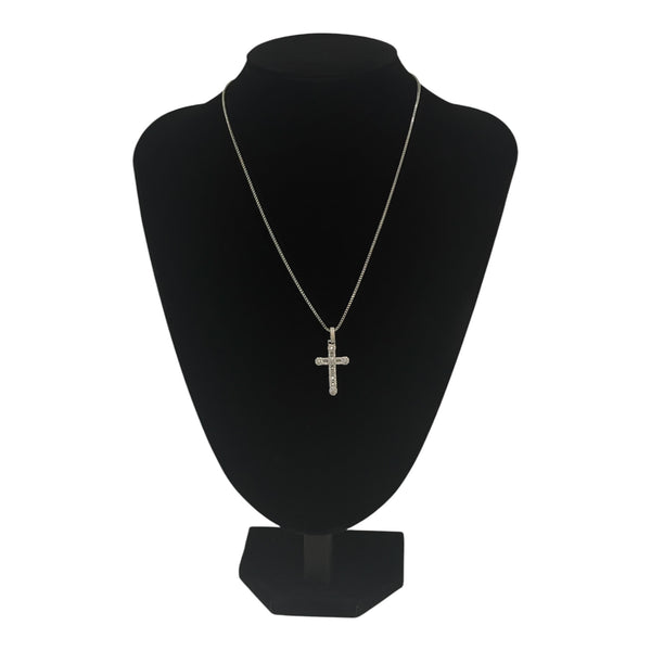 Diamond Small Cross Pendant (Includes Chain)