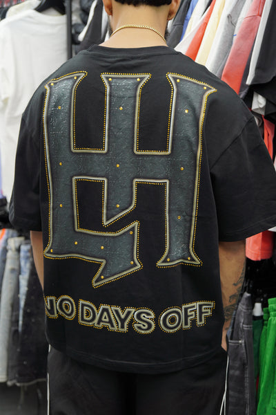 “Life Hustlers” Tee Gold/Black