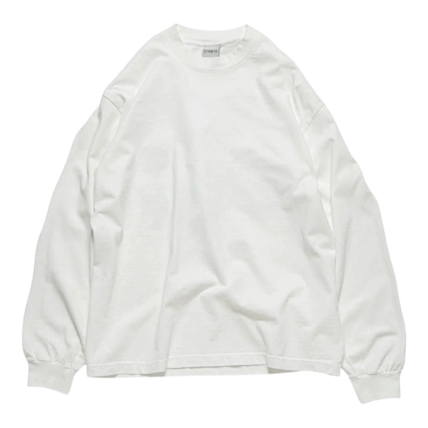 Straye Longsleeve Tee (Vintage White Black)