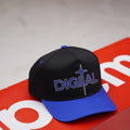 Digital Black/Blue Cap