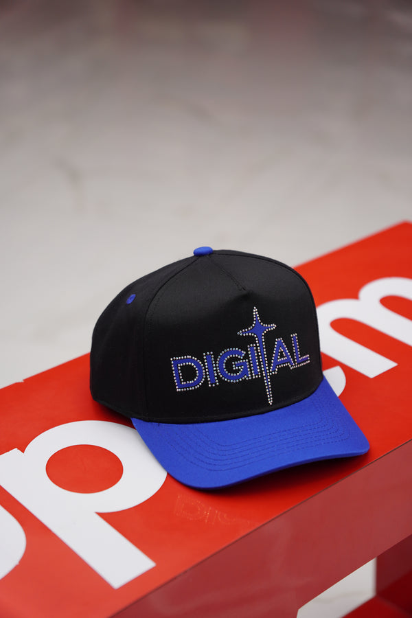 Digital Black/Blue Cap
