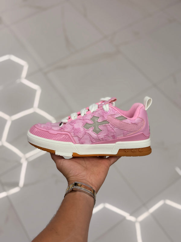 Watson K-Flip Cross Sneakers (Pink Denim)