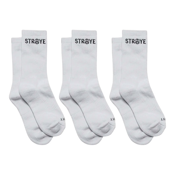 Straye Tre White Socks