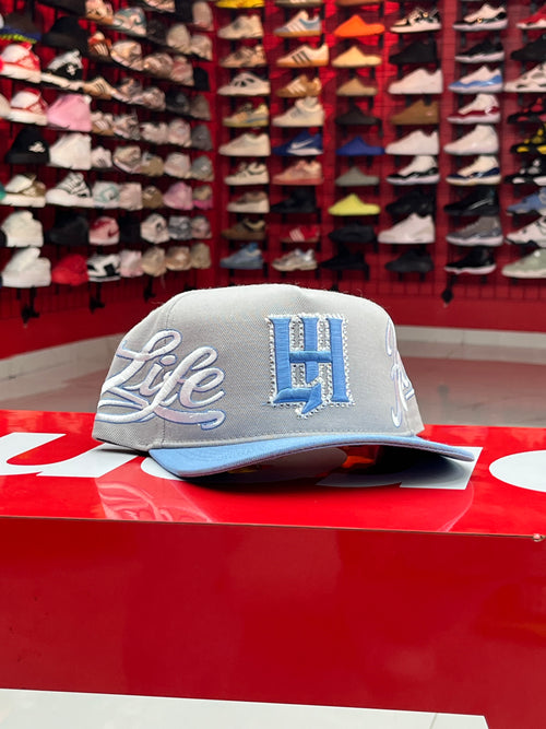 Life Hustler Grey/Blue Cap