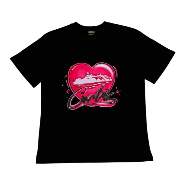 Corteiz Pink Heart Tee
