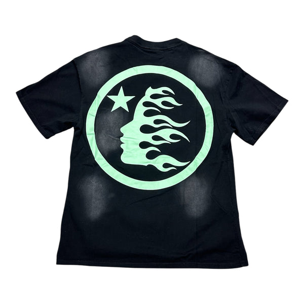Hellstar black/mint green tee