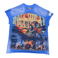 Rough Play “Arrowed Skelly” Blue Sleeveless Tee