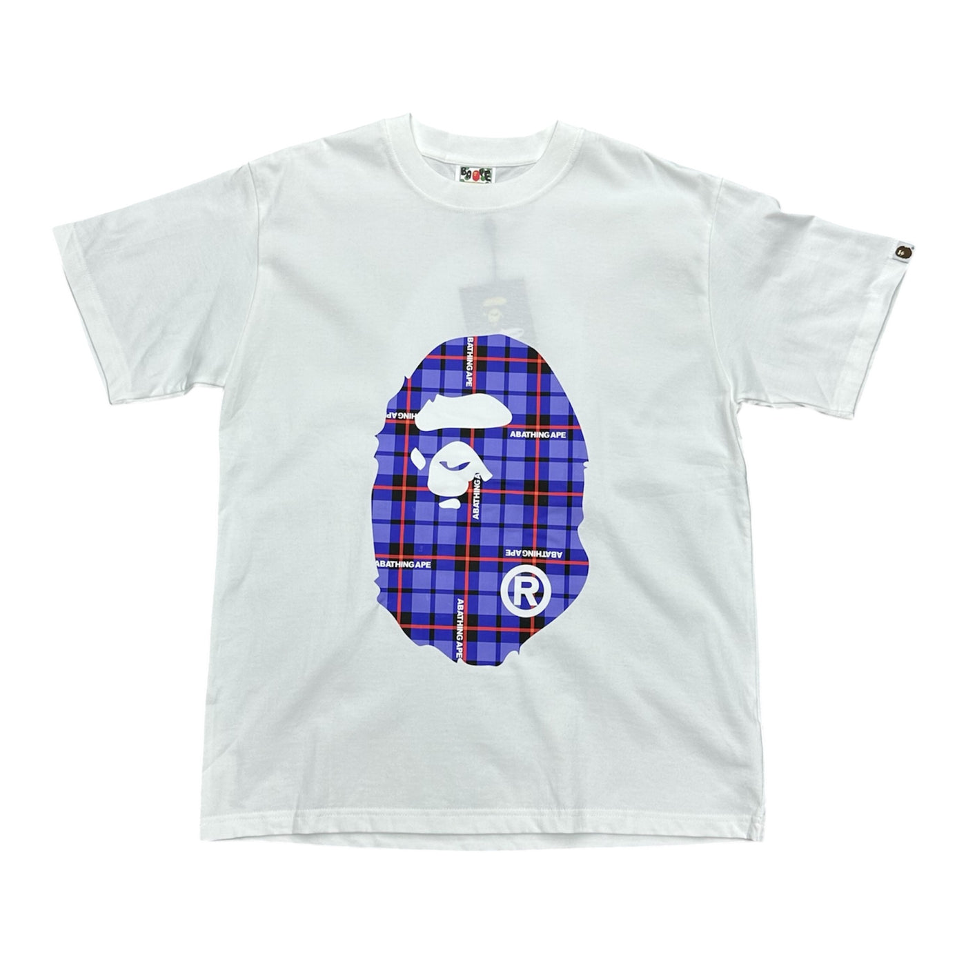 Bape “Blue Logo” White Tee