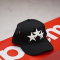 Amiri White Star Black Cap