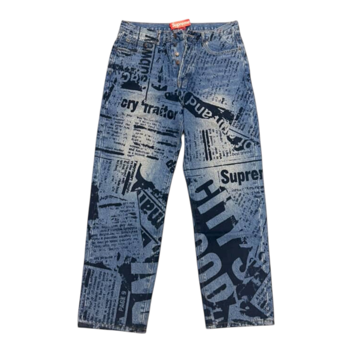 Supreme “supreme print” Blue Jean