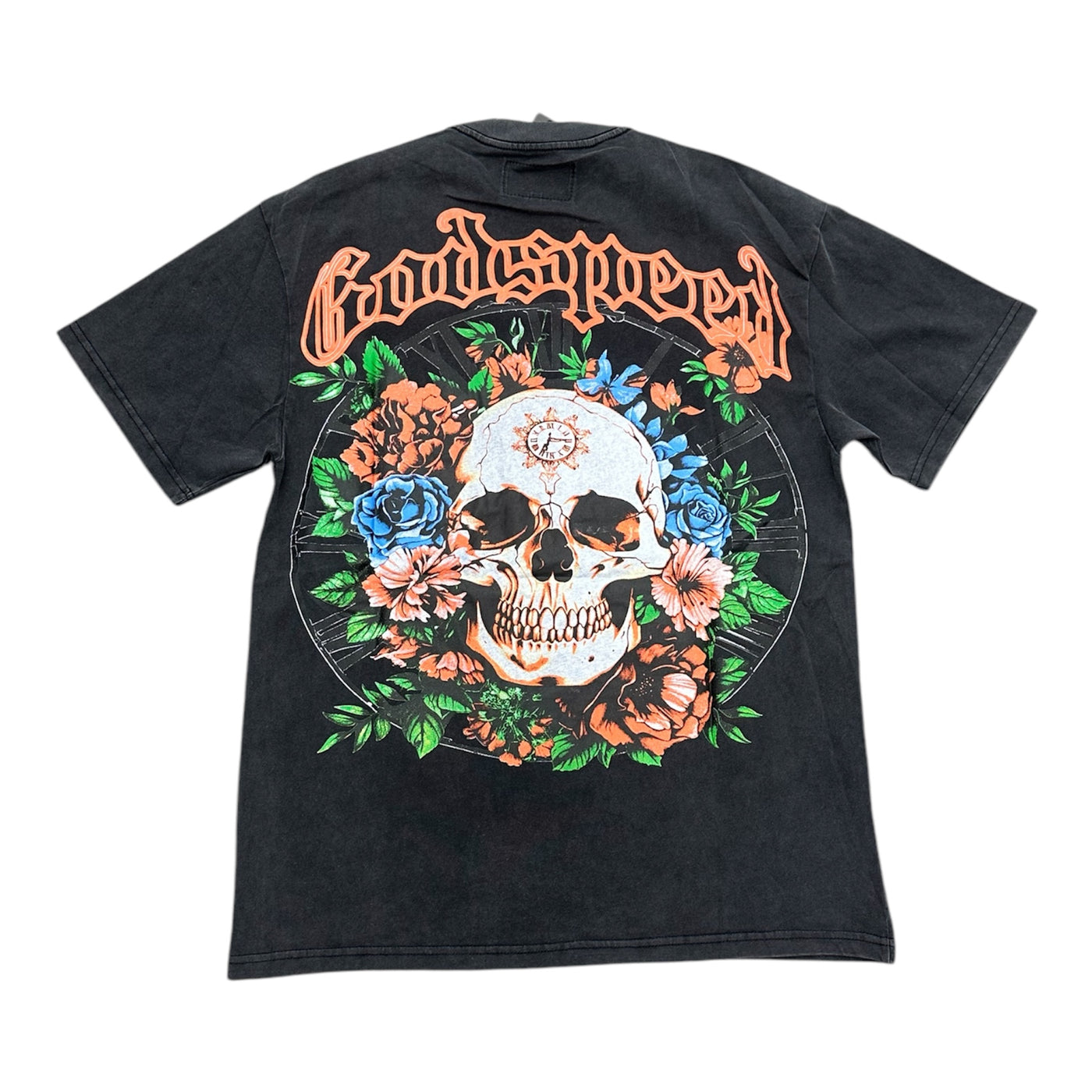 Godspeed “skull” black tee