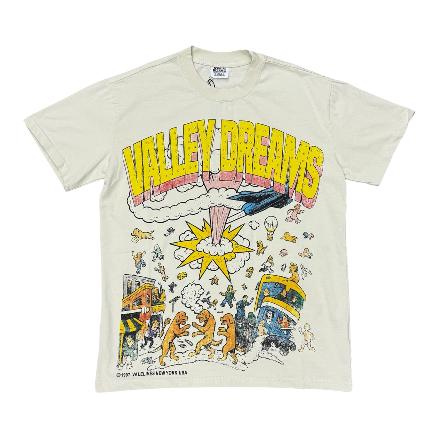 Valley World Tour Cream Tee