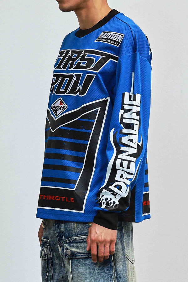First Row “Sparked by Adrenaline” Jersey Tee