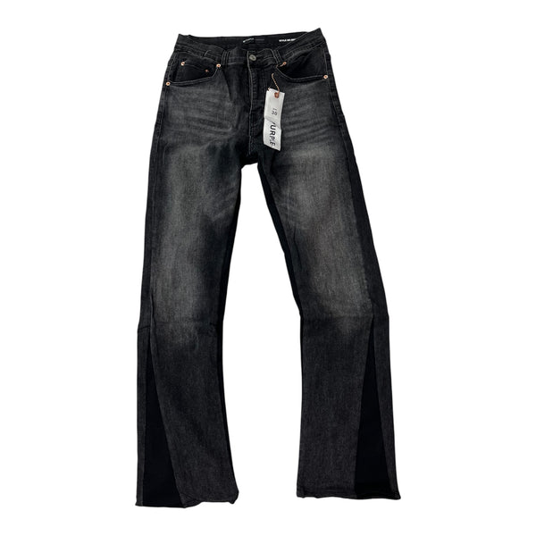 Purple Jean Black Washed Flare