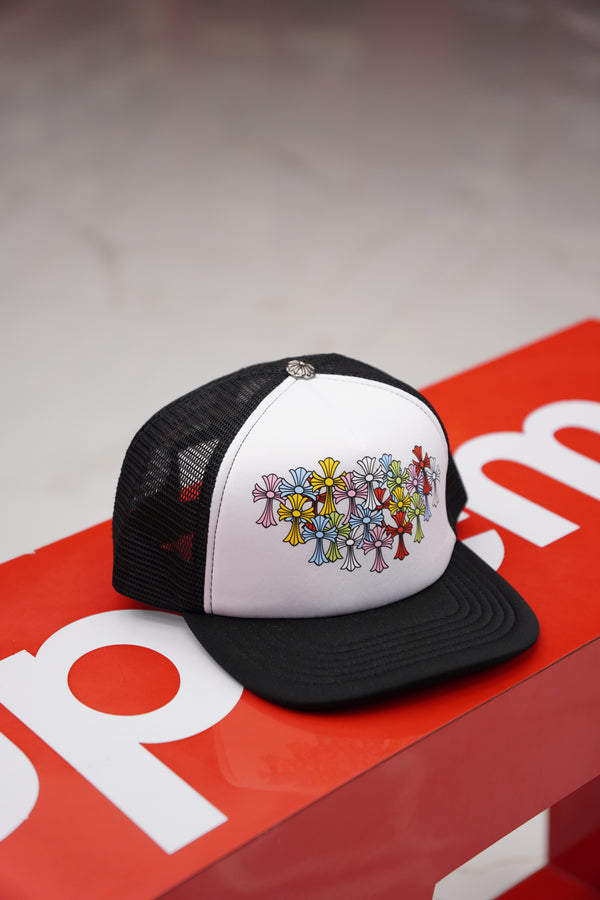 Chrome Heart Colorfull Cross White Cap