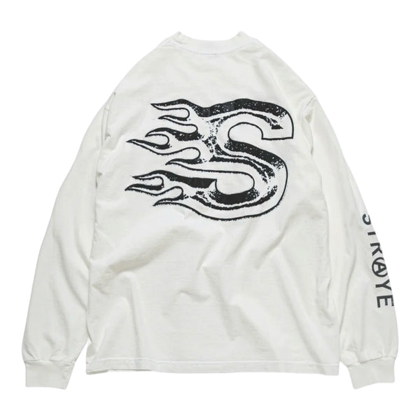 Straye Longsleeve Tee (Vintage White Black)
