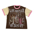 Life Hustler “Travis Scott” Brown Tee