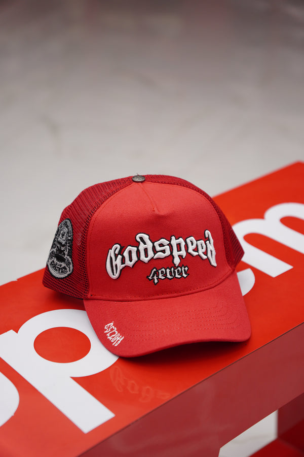Godspeed Red/White Cap