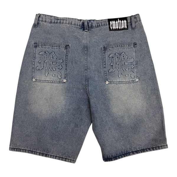 Mixed Emotion Blue Short Jean