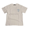 Chrome Heart Blue Rhinedtone Logo White Tee