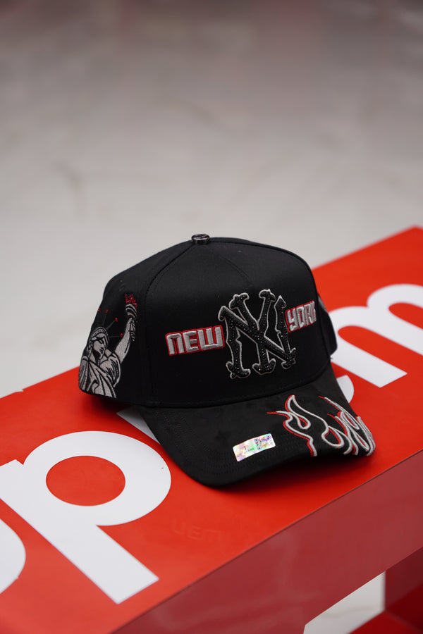 CF NY Black/Red Cap