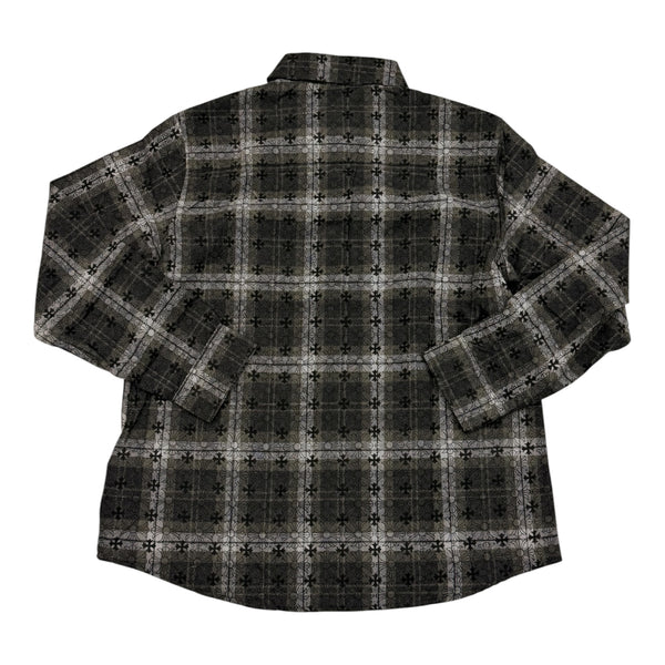 Chrome Heart Flannel Square Print Tee