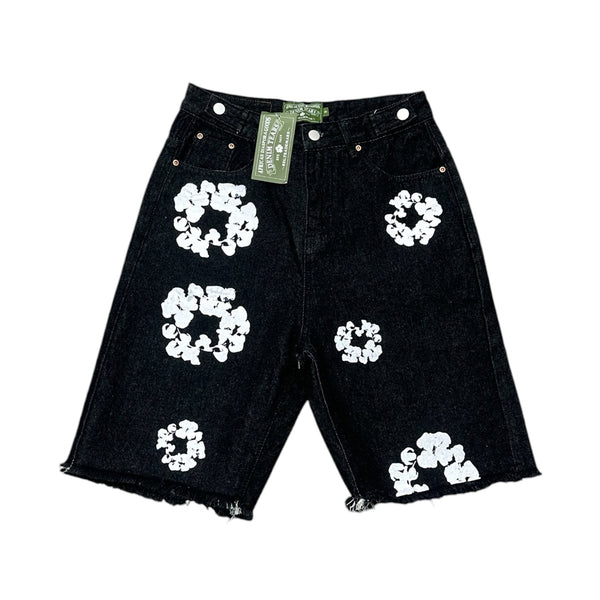 Denim Tear Jean Black Short