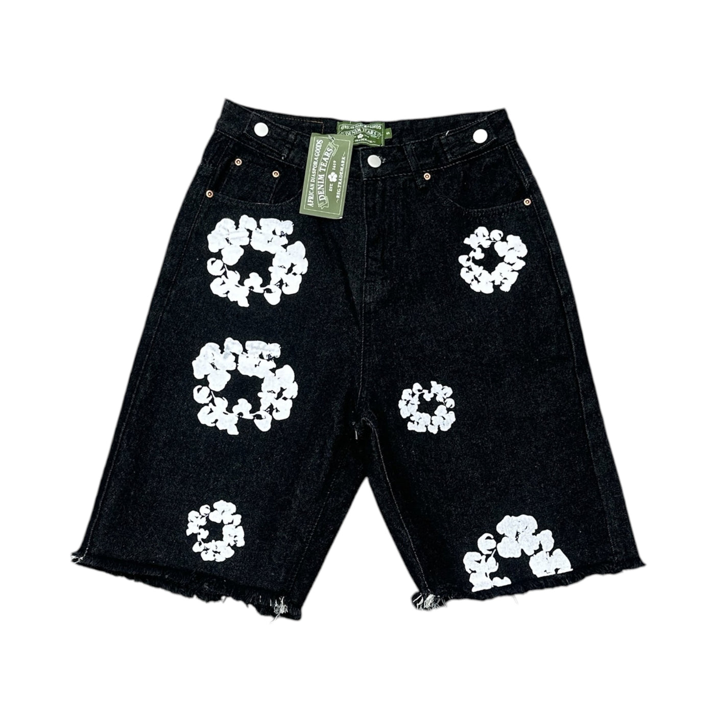 Denim Tear Jean Black Short