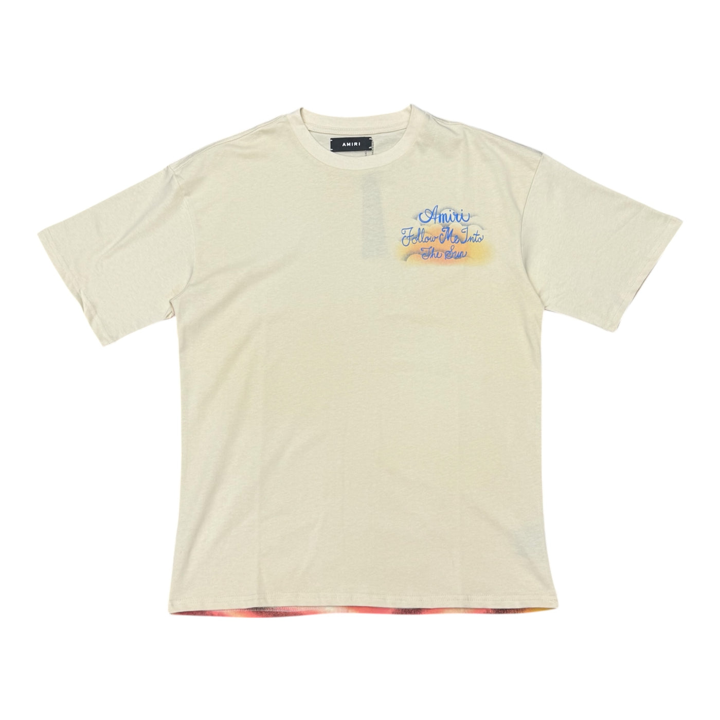 Amiri “Follow me into the Sun” Cream Tee