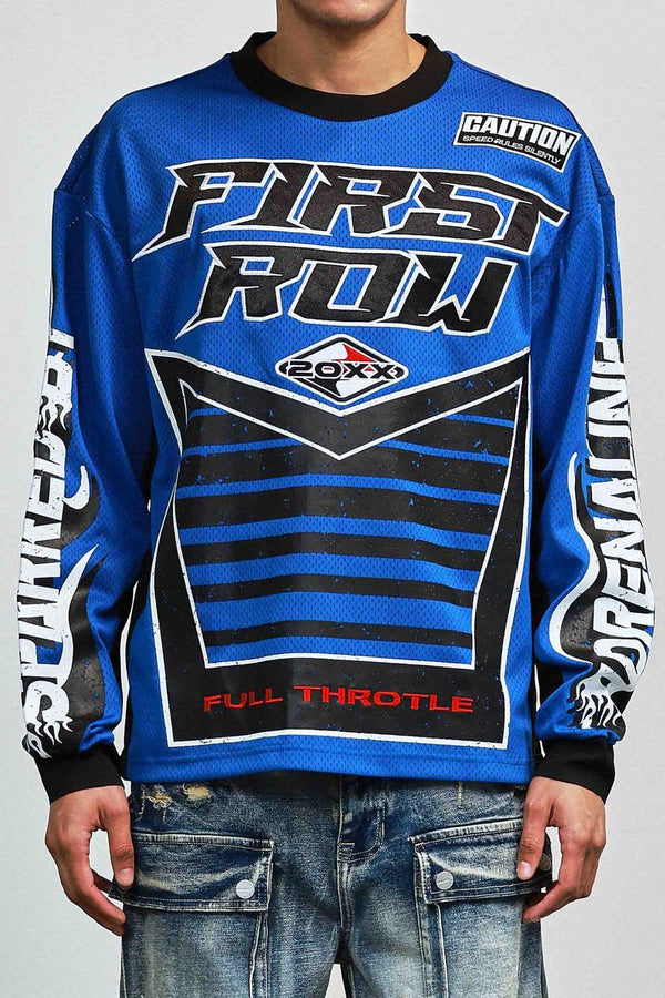 First Row “Sparked by Adrenaline” Jersey Tee